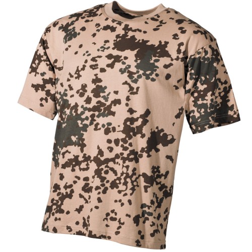 MFH US T-shirt, half sleeves, BW tropical camouflage, cotton 170 g/m²